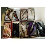 9 pairs Ladies shoes, size 8