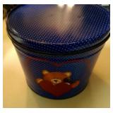 tin of Legos