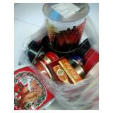 Coca-Cola tin and other holiday tins