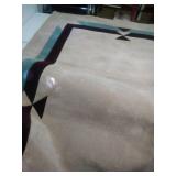 carpet with backing area rug - 7 ft by 9 ft