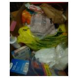 box of self help or first aid supplies