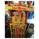 2 Fast Track Snow Sport Torpedo sleds and 2