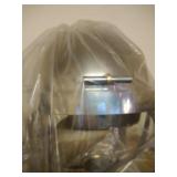 Stainless steel food server, 3 extra pans, and