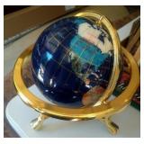 Classic Treasure 9 inch Gemstone Globe with
