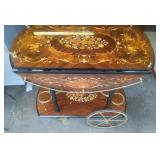 Service cart and serving tray - cart is 32 inch