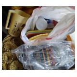 3 box/bags of picnic plates, platters, pitcher,