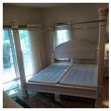 Keller Four Poster King Size bed, TV Armoire, 2