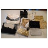 lot of 10 clutch purses