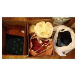2 medium size boxes and bag of Women