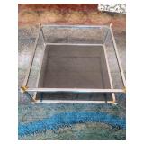 5 matching glass family room tables - 2 end tables