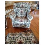 2 Flexsteel rockers and matching ottoman
