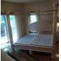 Keller Four Poster King Size bed, TV Armoire, 2
