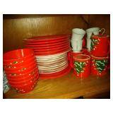 German Waechtersbach dishes, Snowman Plates,