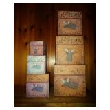 6 Folk Angel nesting boxes from Bob