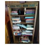 wood bookshelf - contents NOT included wood bookshelf - contents NOT included
