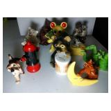 9 pairs of Salt & Pepper Shakers - tallest is 4 in 9 pairs of Salt & Pepper Shakers - tallest is 4 in