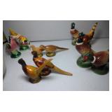 5 pairs of Salt & Pepper Shakers - Pheasants