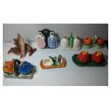7 pairs of Salt & Pepper Shakers - tallest is 3.5 7 pairs of Salt & Pepper Shakers - tallest is 3.5
