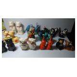 11 pairs of Salt & Pepper Shakers - Animals 11 pairs of Salt & Pepper Shakers - Animals