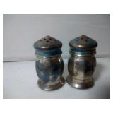 Sterling Silver Salt & Pepper shakers - stand 1.5 Sterling Silver Salt & Pepper shakers - stand 1.5