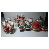 11 pairs of Salt & Pepper Shakers - Christmas, 11 pairs of Salt & Pepper Shakers - Christmas,