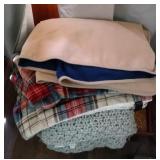 Breakfast tray and 3 blankets - tray is 21 inches