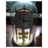 Bulova oval dome clock - stands 9 inches