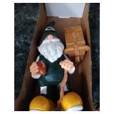 Green Bay Packers step stool, Packer gnome, Green Bay Packers step stool, Packer gnome,