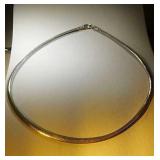 Sterling Silver Omega neckace, 16.0 grams Sterling Silver Omega neckace, 16.0 grams