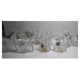 8 pairs of Lenox Crystal Salt & Pepper shakers & 8 pairs of Lenox Crystal Salt & Pepper shakers &