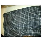 box of flanel full size flat sheet, comforter & 2