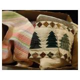 blankets and quilts including a WI Badger blankets and quilts including a WI Badger