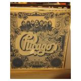 lot of record albums - Chicago, Mac Davis, Dirty