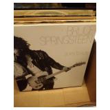 lot of record albums - Bruce Springsteen, Barbra