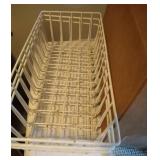 3 refrigerator door bins and 3 freezer baskets