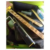 large tote of painting supplies large tote of painting supplies