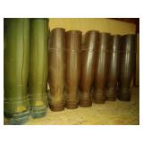 4 pairs of rubber boots, three 9 and one size 7