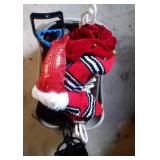 Pet bed, gate, bowls, retractable leash & clothes Pet bed, gate, bowls, retractable leash & clothes