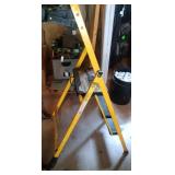 2 step ladders - wood over 6 foot and yellow