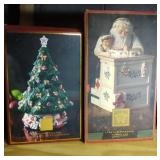 Lenox Santa cookie jar and Lenox Holiday Tree