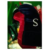 4 totes of Christmas decor - stockings, lite up 4 totes of Christmas decor - stockings, lite up