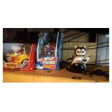 small cat jar, "Wild Thing" roller coaster, M&M small cat jar, "Wild Thing" roller coaster, M&M