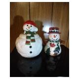 Snowman Cookie Jar by HomCo - 8.5 inch & 4 part Snowman Cookie Jar by HomCo - 8.5 inch & 4 part
