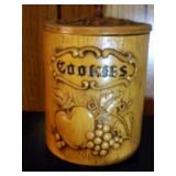 "Cookies" Cookie Jar by Treasure Craft - 10 inches