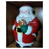 Santa with cookie Cookie Jar - 12 inches