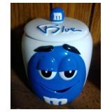 Blue M&M Cookie Jar by Galerie - 7.5 inches Blue M&M Cookie Jar by Galerie - 7.5 inches