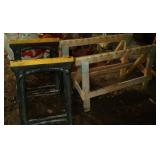 4 saw horses - 2 Zag, 2 homemae 4 saw horses - 2 Zag, 2 homemae