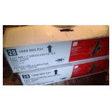Two 6.5 foot pre-lit Home Accents Christmas trees Two 6.5 foot pre-lit Home Accents Christmas trees