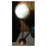 Globe on Pedestal - 11 inch diameter globe