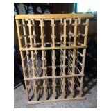 wine rack - 38 inch tall by 12 inch deep by 27.5 wine rack - 38 inch tall by 12 inch deep by 27.5